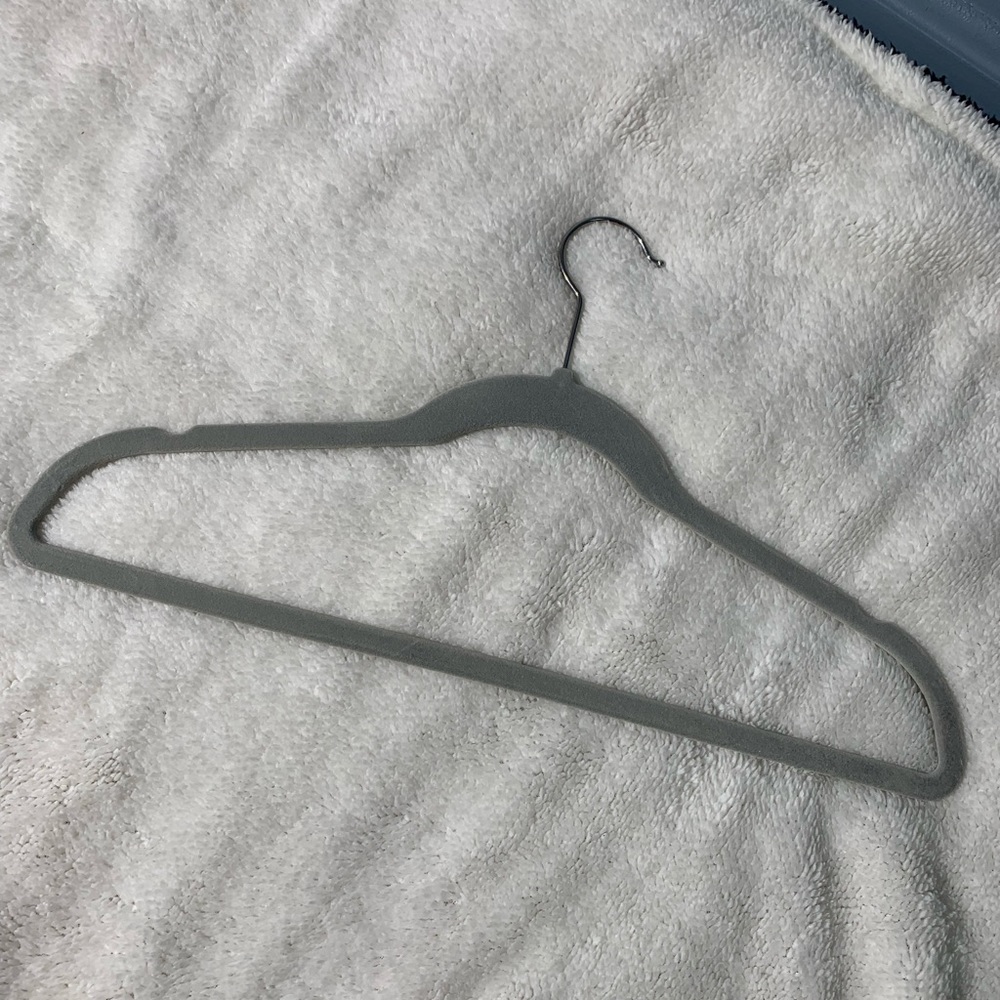 Gray Velvet Suit Hangers (Set of 50)